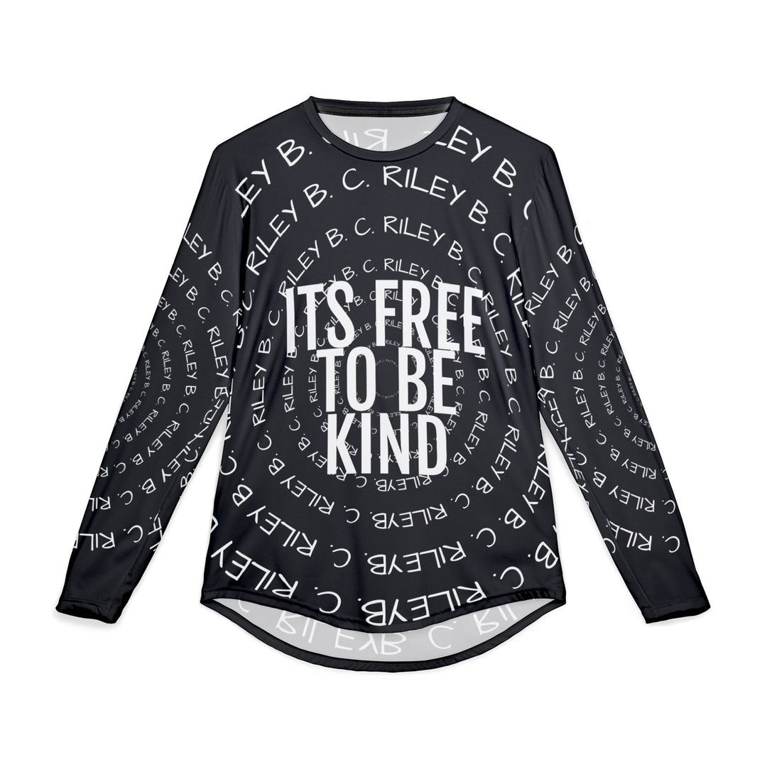 Kindness Is Free Midnight Performance UV Long Sleeve