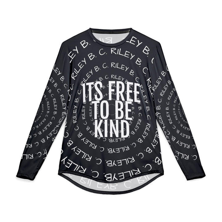 Kindness Is Free Midnight Performance UV Long Sleeve