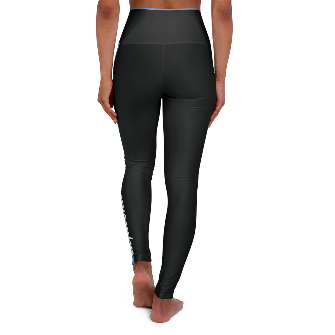 Rejuvenit Core Stripe High-Waist Yoga Leggings