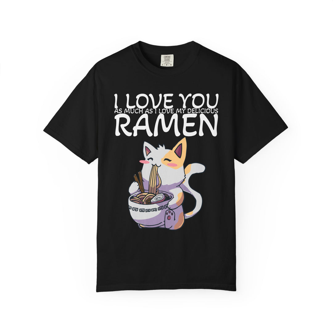 I LOVE YOU RAMEN Cat Shirt