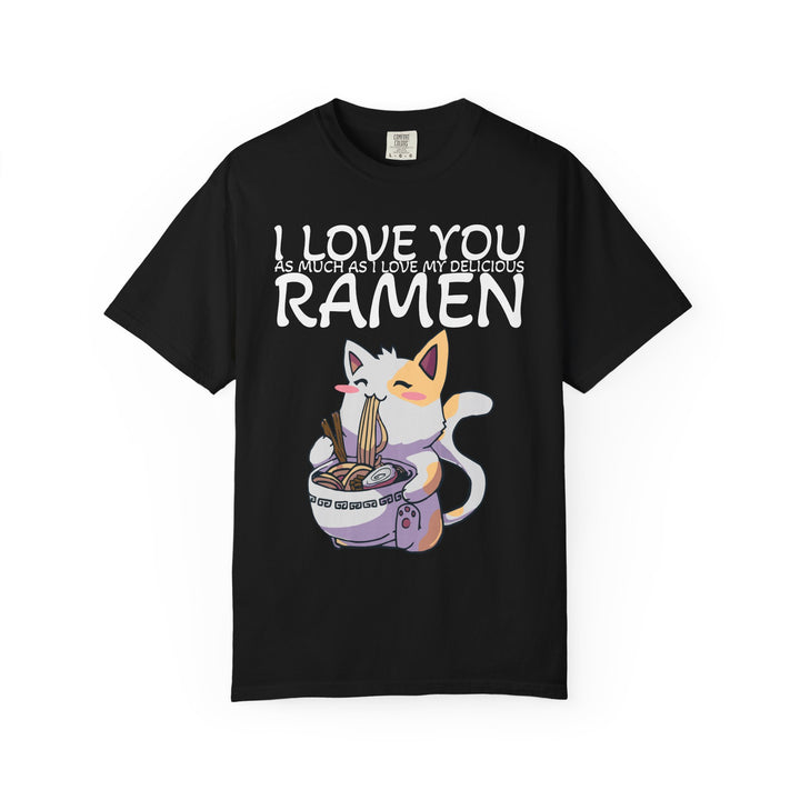 I LOVE YOU RAMEN Cat Shirt