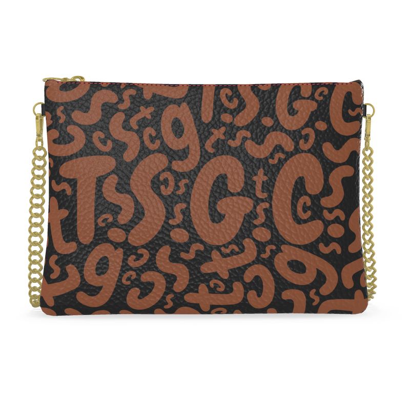 T.S.G.C. “This Southern Girl Can” Leather Crossbody Bag  Magnolia Noir Collection by B. C. Riley