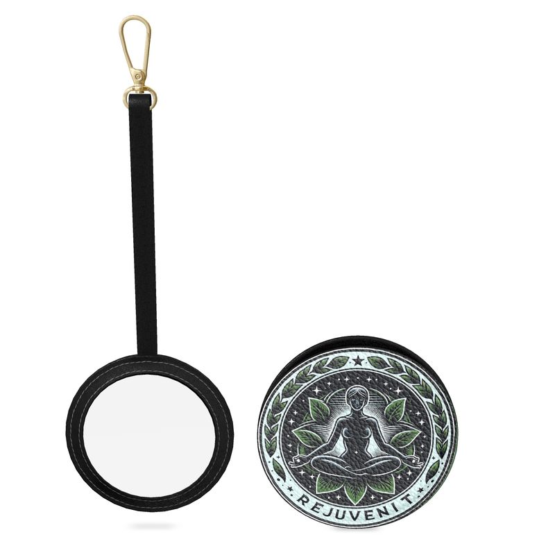 Designer Leather Vanity Mirror