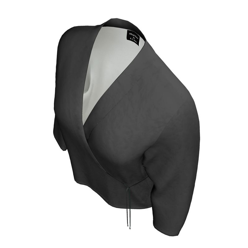 Black Wrap Blazer designed by B. C. Riley