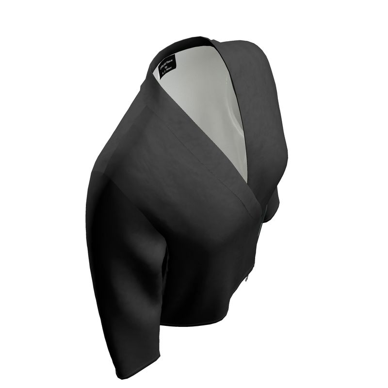 Black Wrap Blazer designed by B. C. Riley