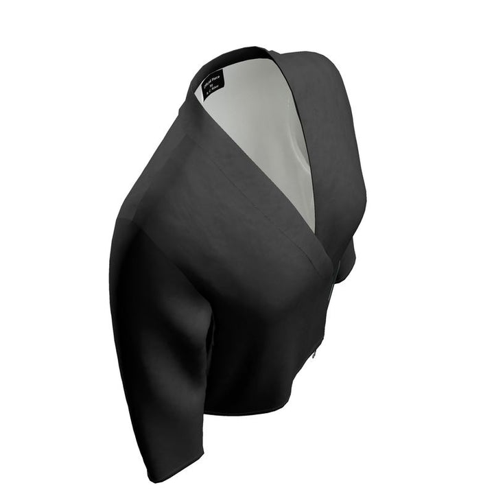 Black Wrap Blazer designed by B. C. Riley