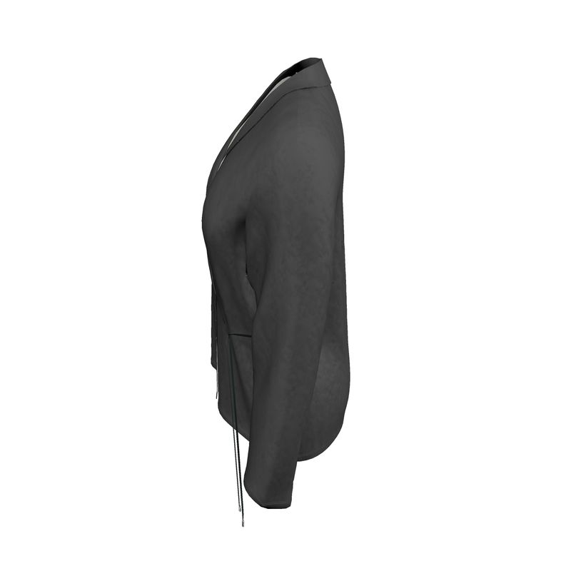 Black Wrap Blazer designed by B. C. Riley