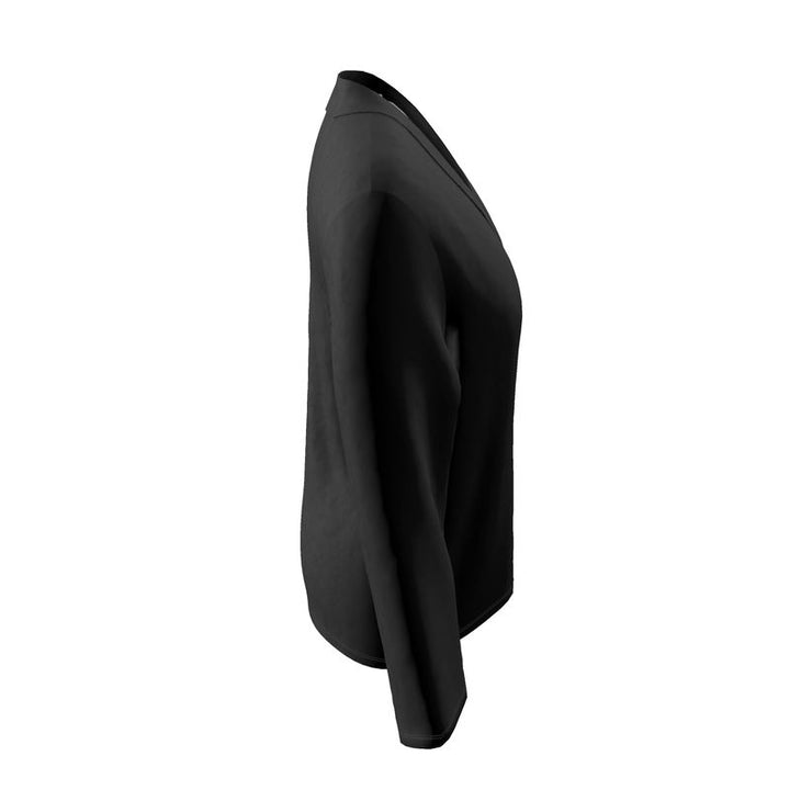 Black Wrap Blazer designed by B. C. Riley
