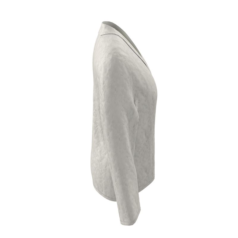 Cream / Off-White Wrap Blazer Designed by B. C. Riley