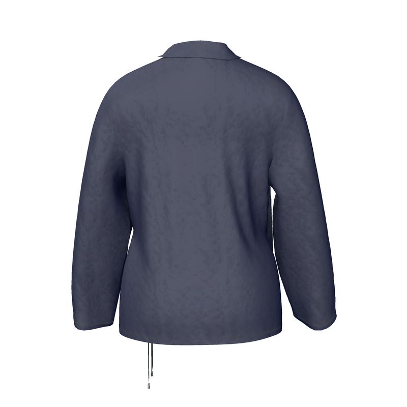 Navy Wrap Blazer  Designed by B. C. Riley