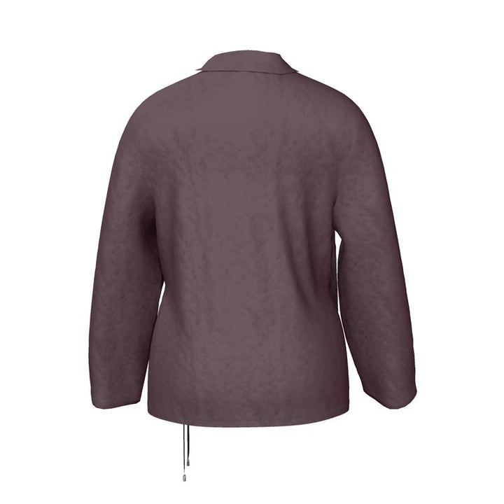Burgundy Wrap Blazer  Designed by B. C. Riley