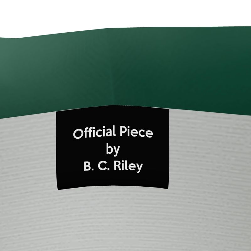 Emerald Green Wrap Blazer  Designed by B. C. Riley