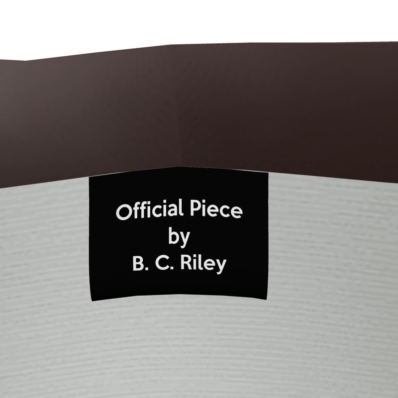 Chocolate Brown Wrap Blazer  Designed by B. C. Riley