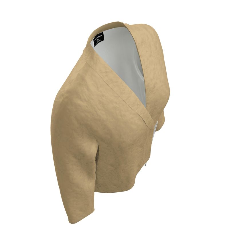 Champagne Gold Wrap Blazer  Designed by B. C. Riley