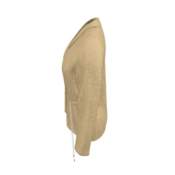 Champagne Gold Wrap Blazer  Designed by B. C. Riley