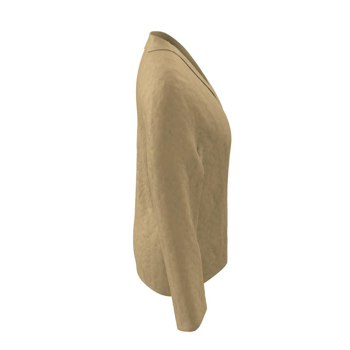 Champagne Gold Wrap Blazer  Designed by B. C. Riley
