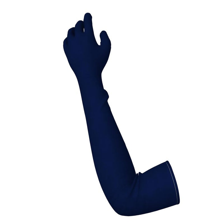 Navy Long Gloves  Designed by B. C. Riley