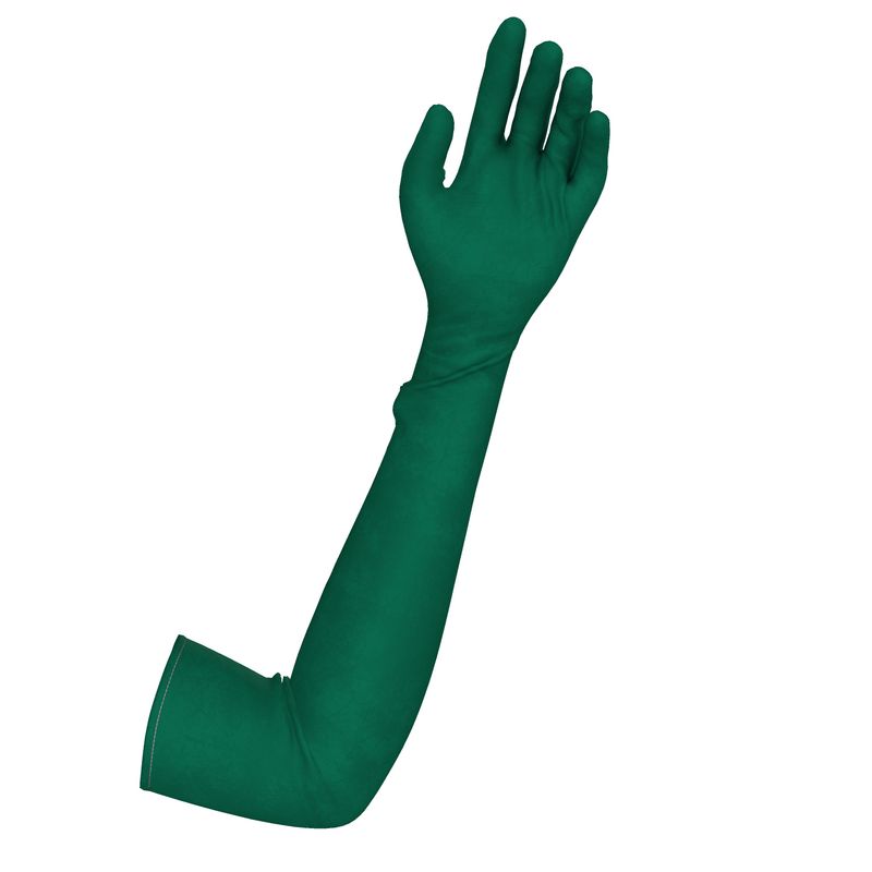 Emerald Green Long Gloves  Designed by B. C. Riley