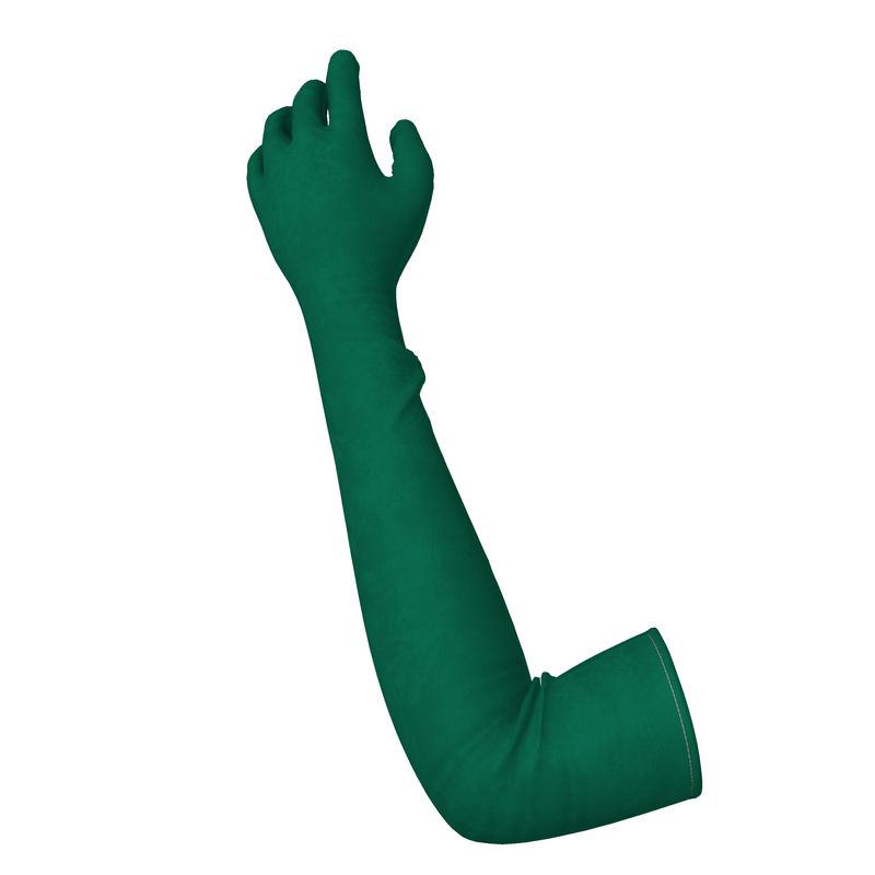 Emerald Green Long Gloves  Designed by B. C. Riley