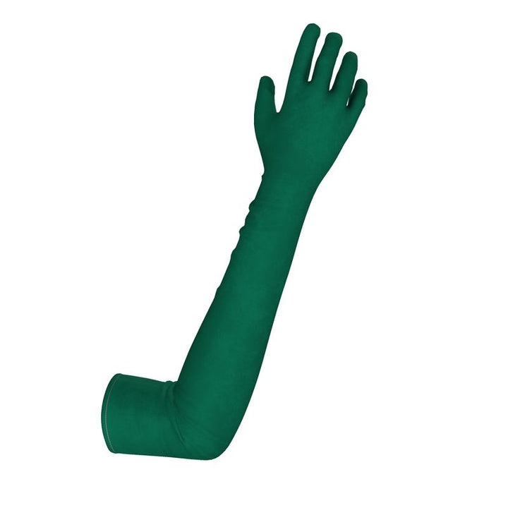 Emerald Green Long Gloves  Designed by B. C. Riley