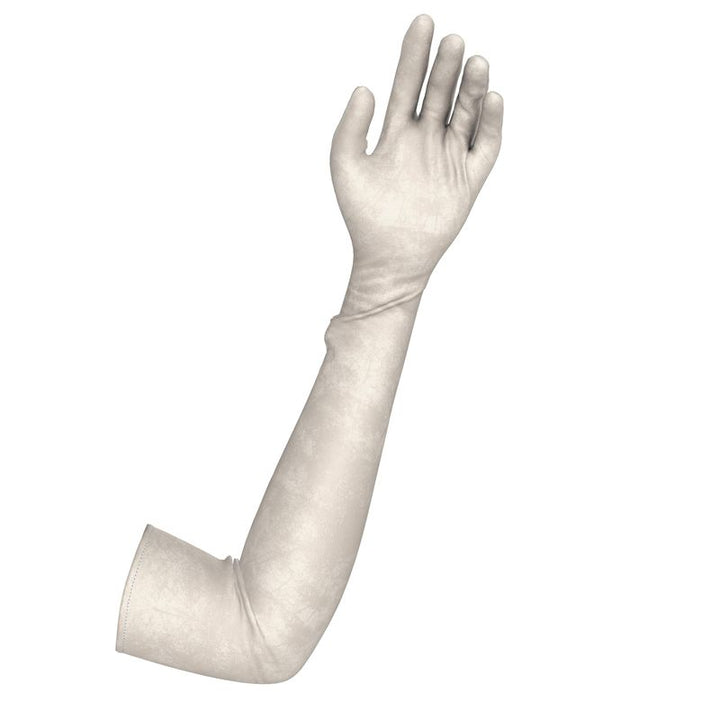 Cream / Off-White Long Gloves  Designed by B. C. Riley