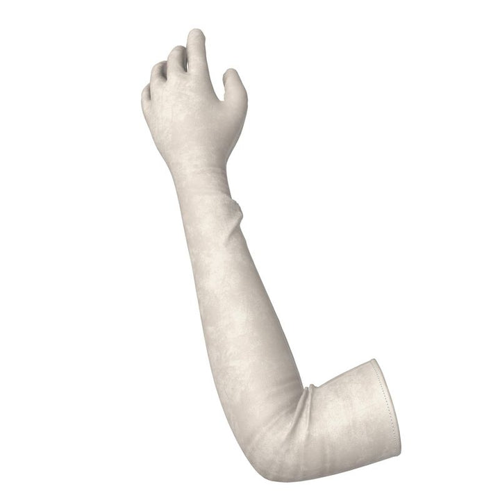 Cream / Off-White Long Gloves  Designed by B. C. Riley