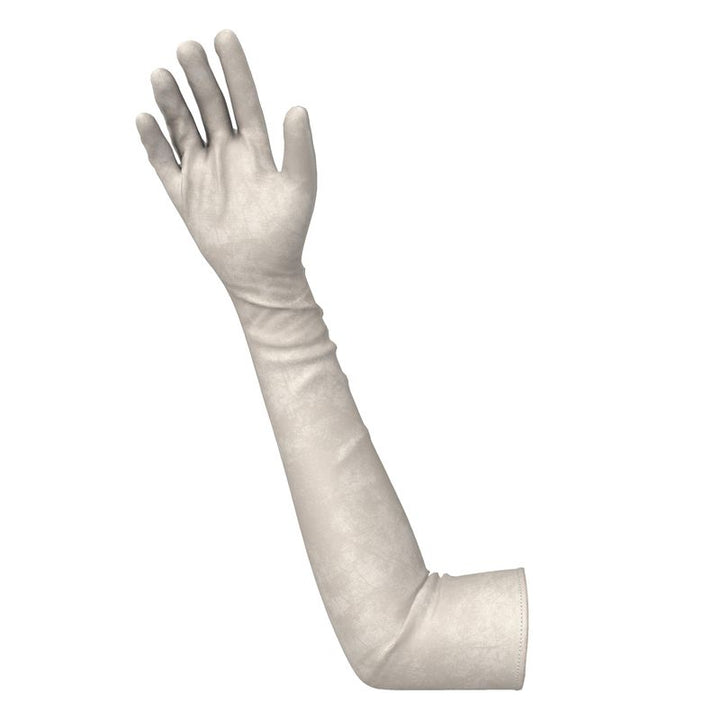 Cream / Off-White Long Gloves  Designed by B. C. Riley