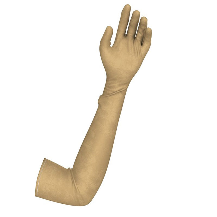 Champagne Gold Long Gloves  Designed by B. C. Riley