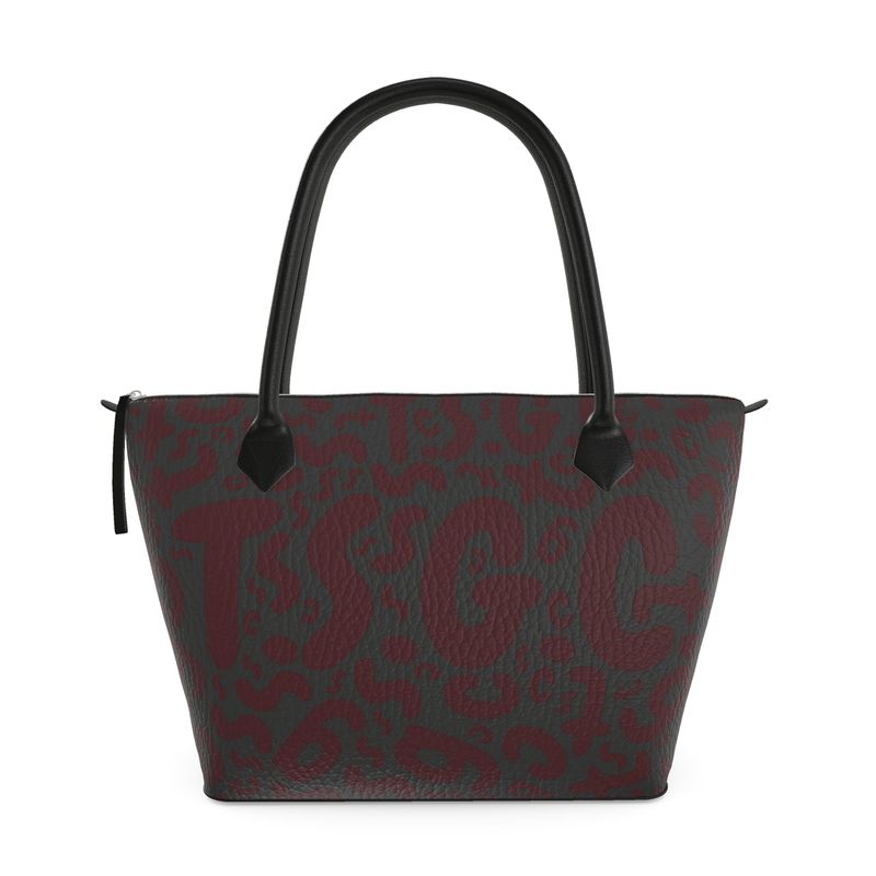 This Southern Girl Can Zip Top Tote / Handbag  - Magnolia Noir Collection by B. C. Riley
