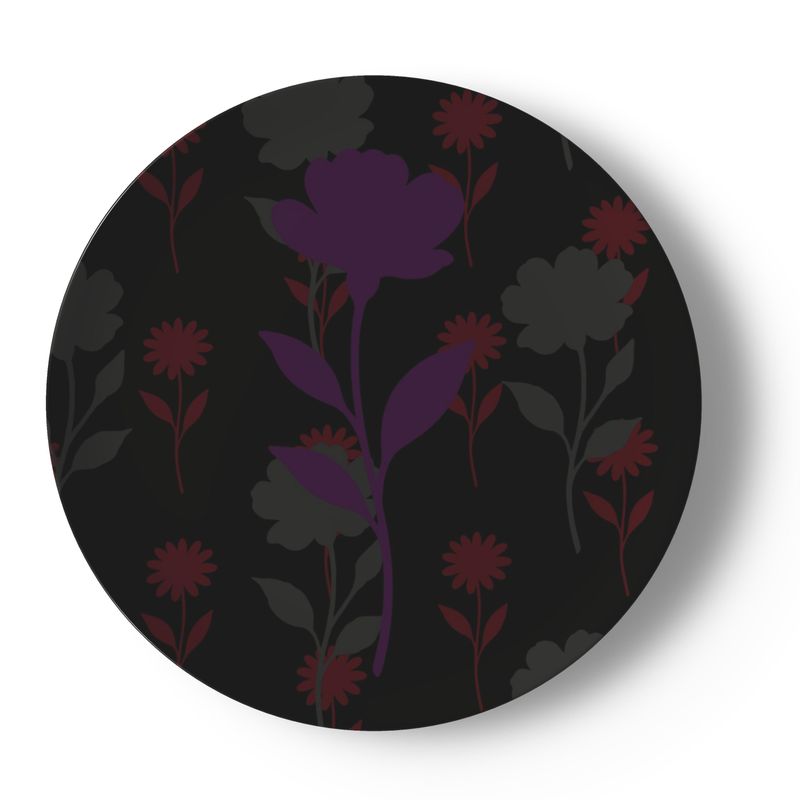 Bone China Collector Plate — Magnolia Noir Collection by B. C. Riley