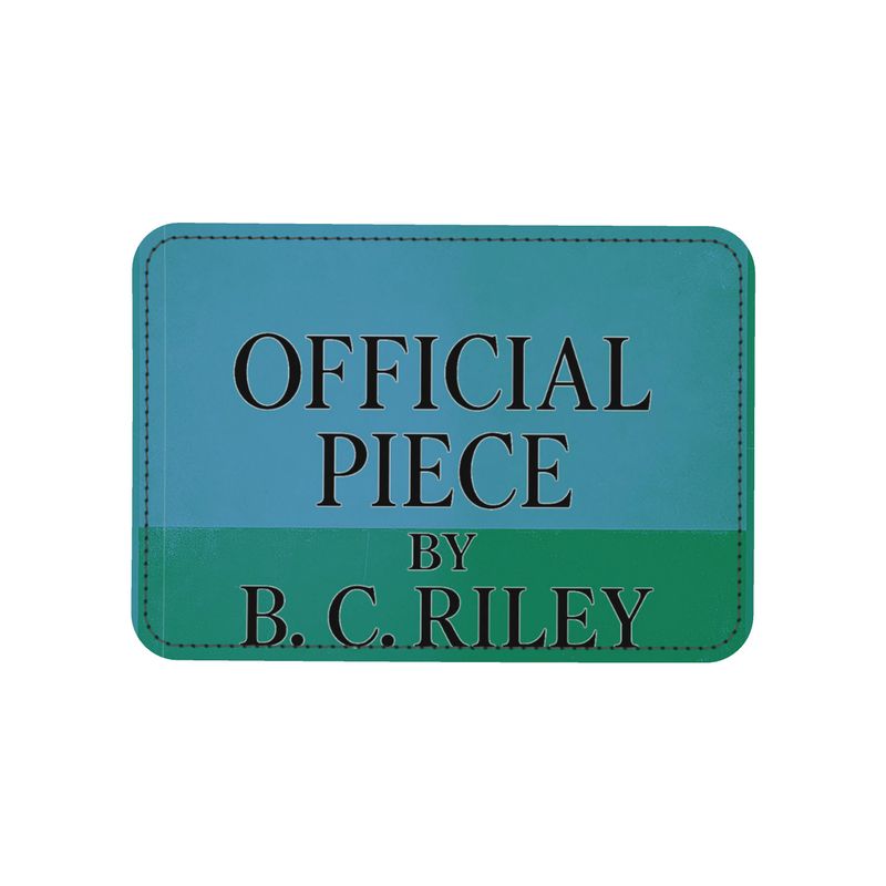 “Bloodline Crest” Designer Leather Shoulder Bag by B. C. Riley