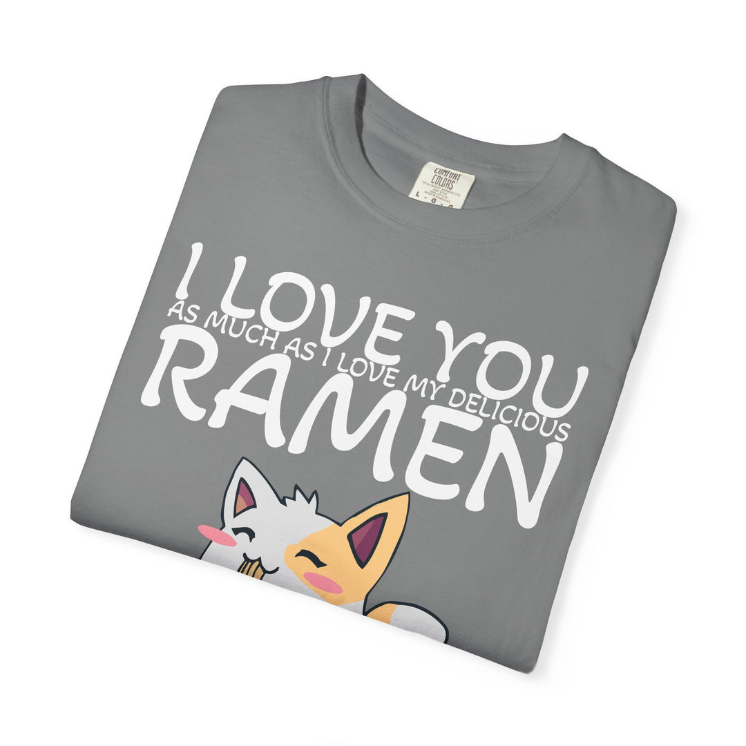 I LOVE YOU RAMEN Cat Shirt