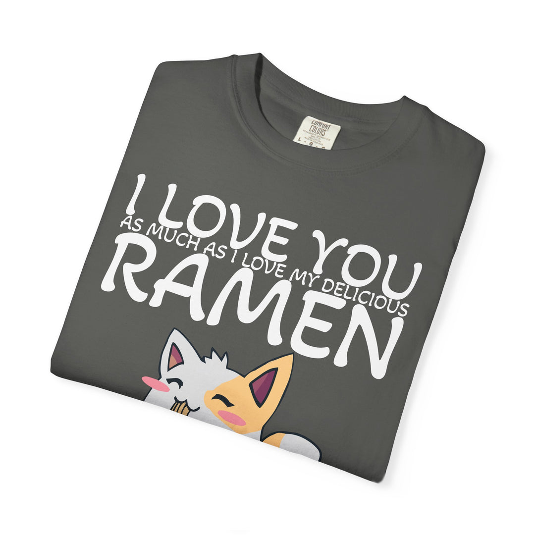 I LOVE YOU RAMEN Cat Shirt