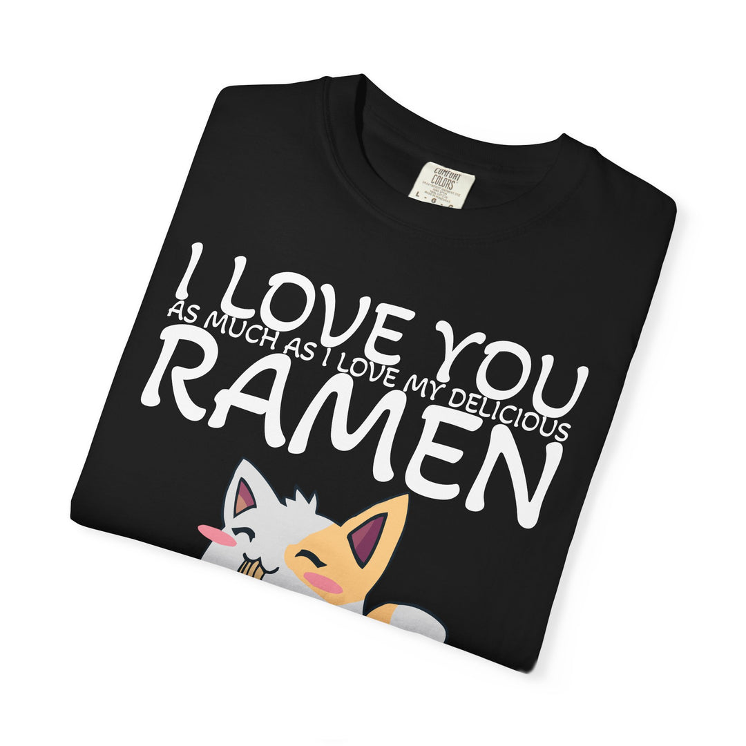I LOVE YOU RAMEN Cat Shirt