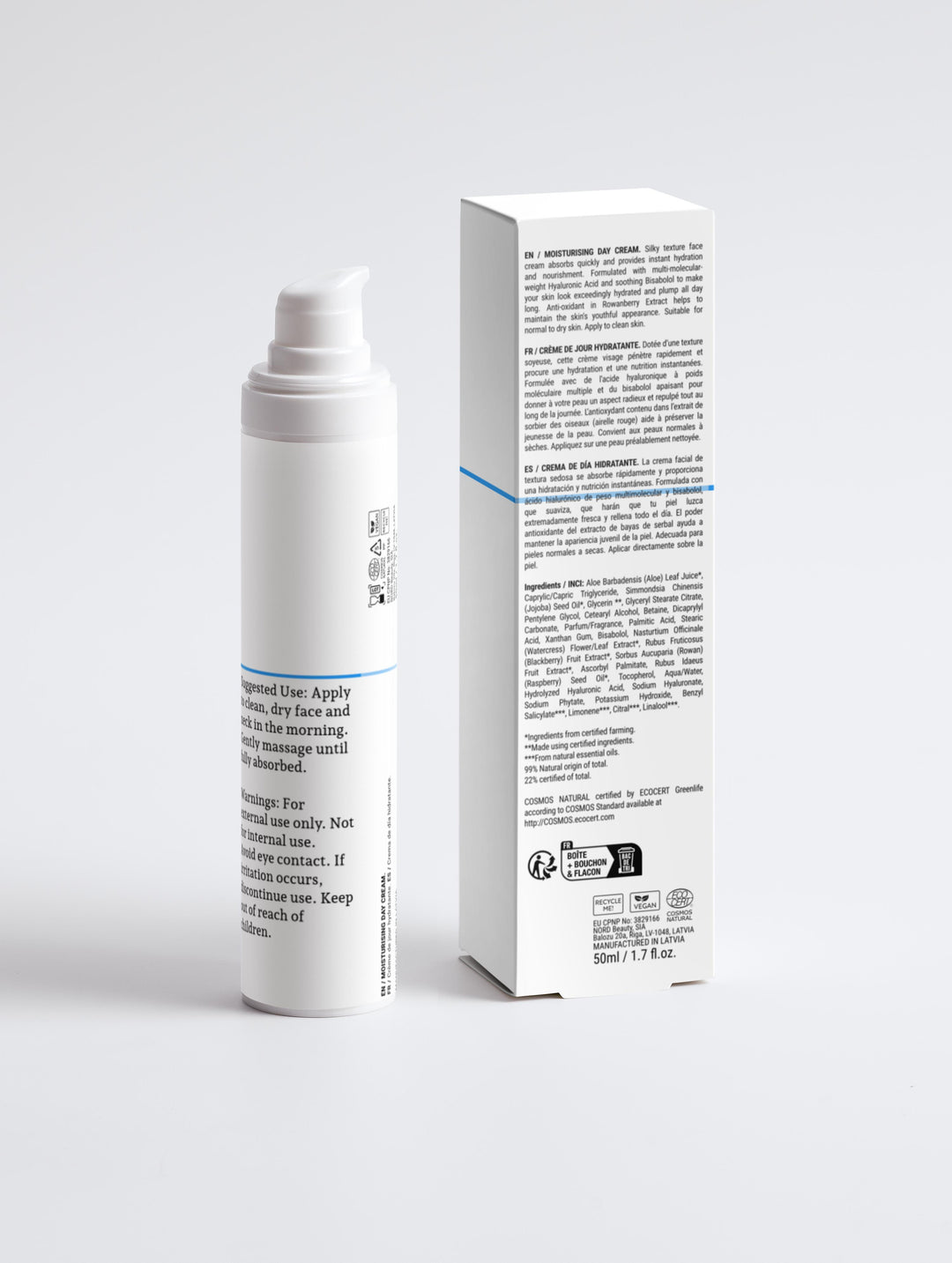 Moisturising Day Cream by Rejuvenit (50 ml / 1.69 fl oz)